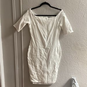 Lulu’s white bodycon dress